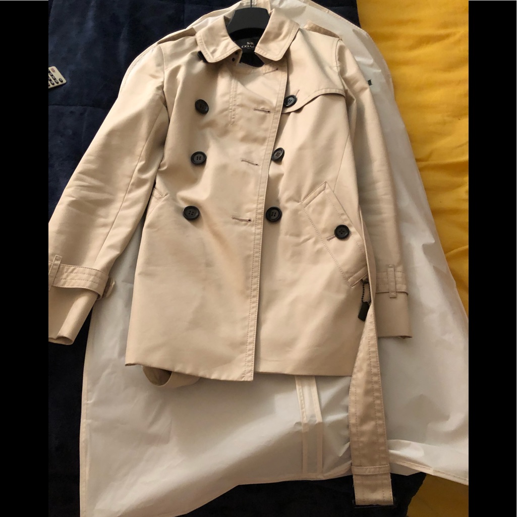 Coach Belted Trench
